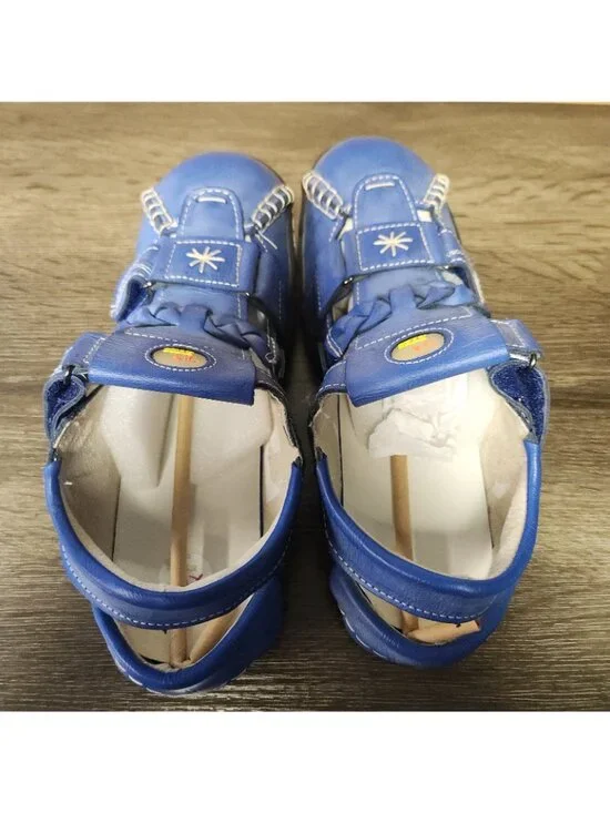 TMA EYES Women's Braided Closed-Toe Leather Athletic Sandal Strappy Size 10 NEW - Picture 5 of 9